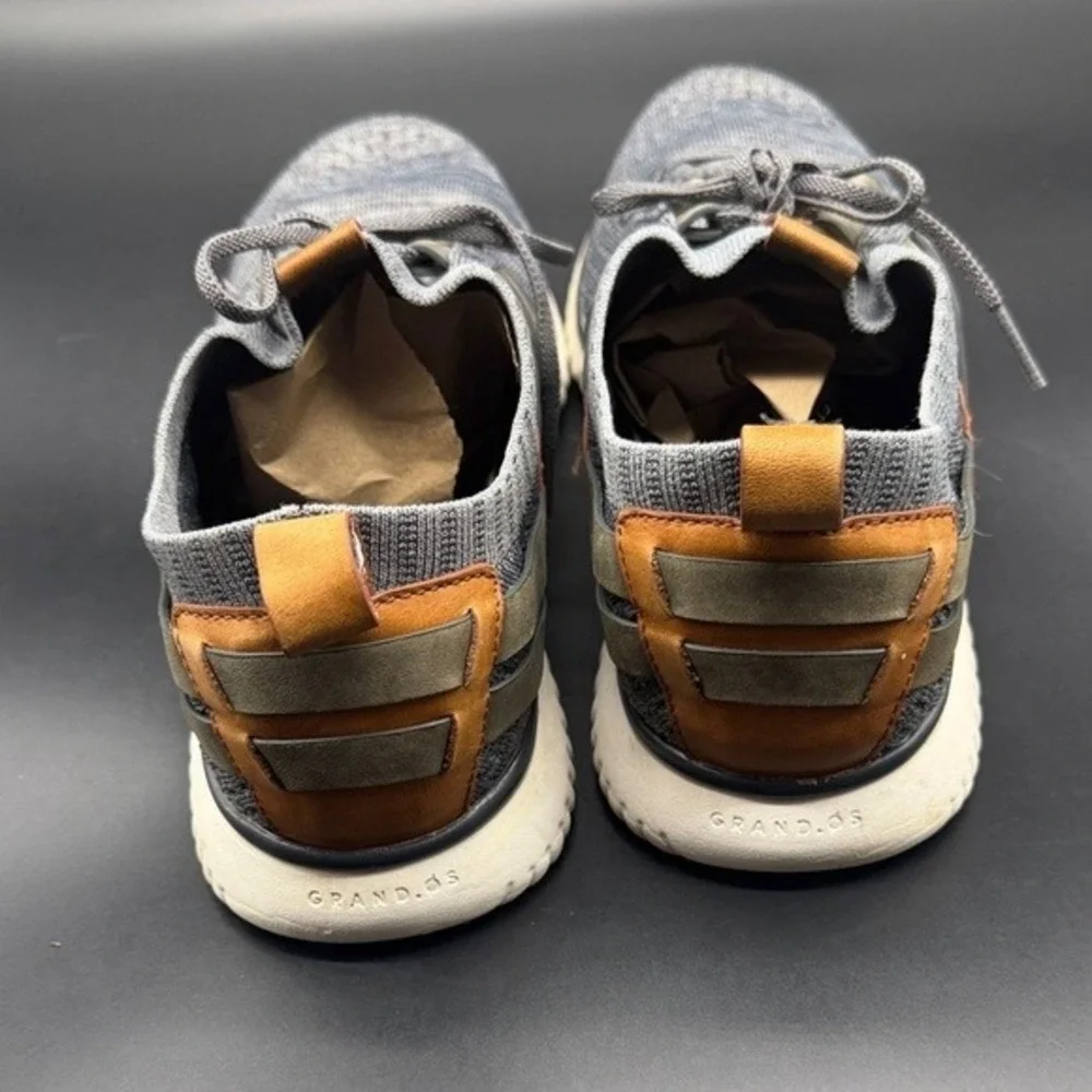 Cole Haan Zerogrand Stitchlite Grey Knit Mens Sneakers C27734 Size‎ 10M